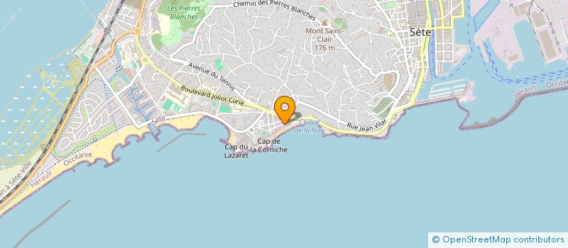 localisation de l'entreprise SCI ROXANNE  SETE