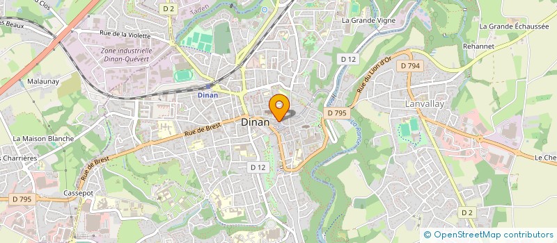 localisation de l'entreprise SCI ROXEL  DINAN