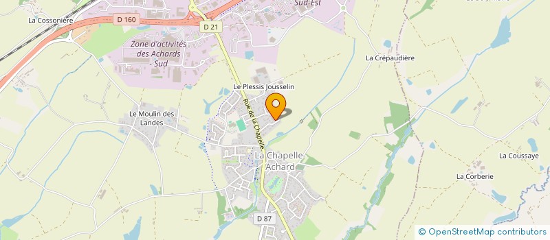 localisation de l'entreprise SCI ROXELE  LES ACHARDS