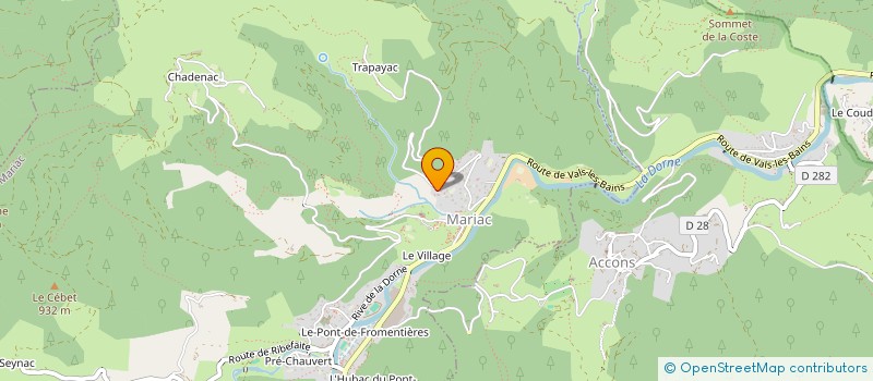 localisation de l'entreprise SCI ROXIANNE  MARIAC