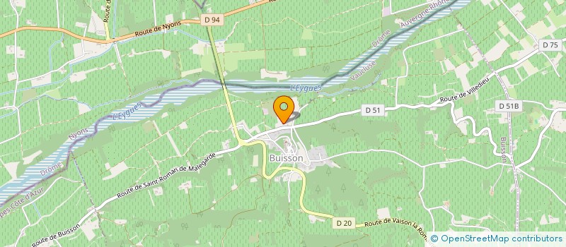 localisation de l'entreprise SCI  ROXY  BUISSON