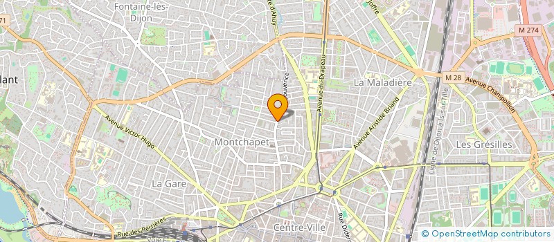 localisation de l'entreprise SCI ROY  DIJON