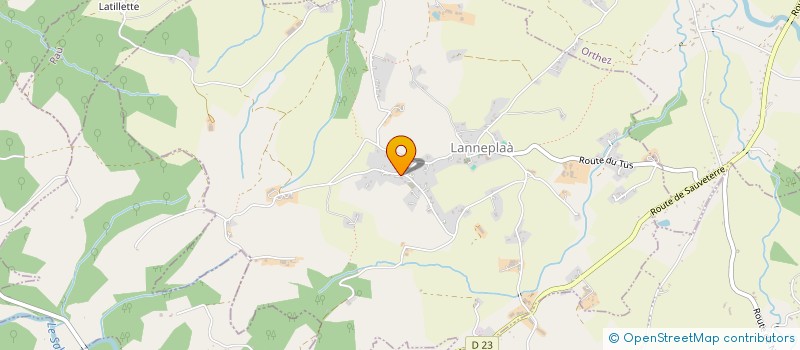 localisation de l'entreprise SCI ROY  LANNEPLAA