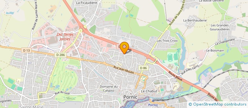 localisation de l'entreprise SCI ROY BOUYER  PORNIC