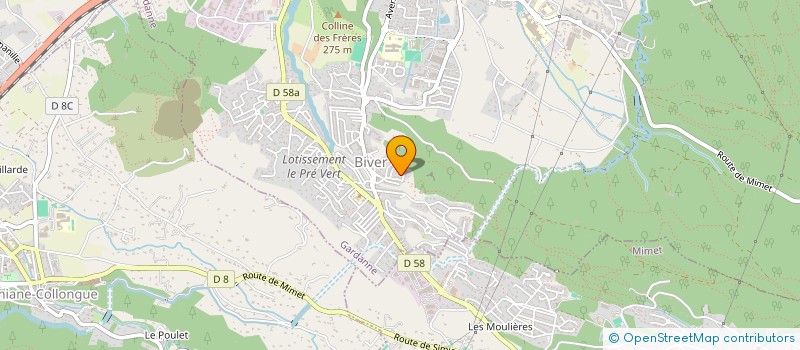 localisation de l'entreprise SCI ROY  LAUTIER  GARDANNE