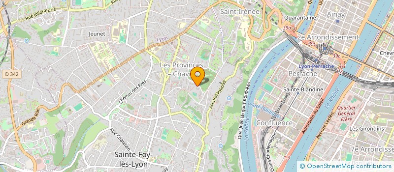 localisation de l'entreprise SCI ROY PINETTE  SAINTE-FOY-LES-LYON