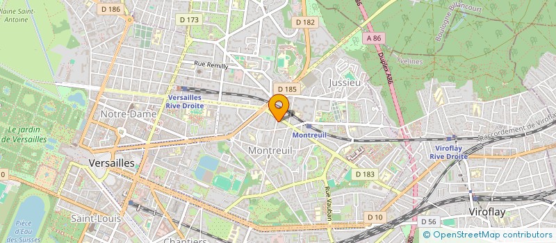 localisation de l'entreprise SCI ROY VERSAILLES à VERSAILLES