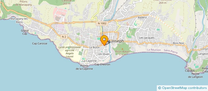 localisation de l'entreprise SCI ROYAL à SAINT-JOSEPH