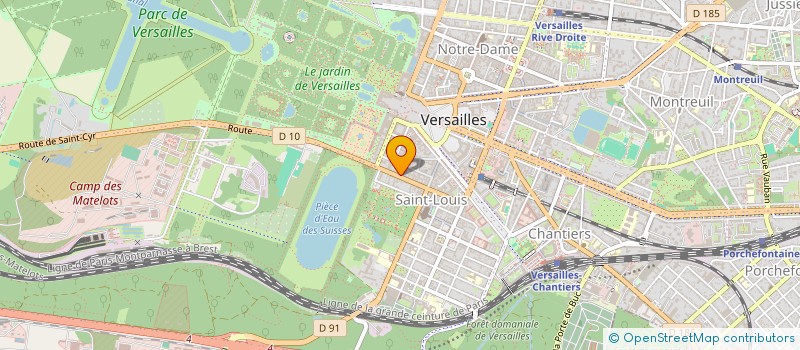 localisation de l'entreprise SCI ROYAL à VERSAILLES