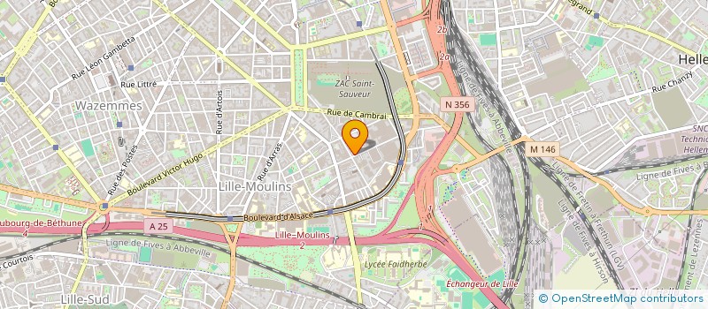 localisation de l'entreprise SCI ROYAL INVEST PATRIMOINE à LILLE