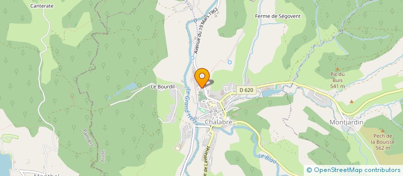 localisation de l'entreprise SCI ROYAL LOGIS  CHALABRE