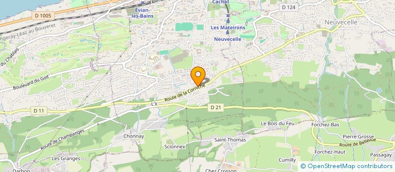 localisation de l'entreprise SCI ROYAL PARK YAS  EVIAN-LES-BAINS