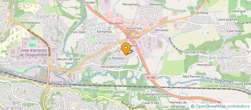 localisation de l'entreprise SCI ROYALE  ERGUE-GABERIC