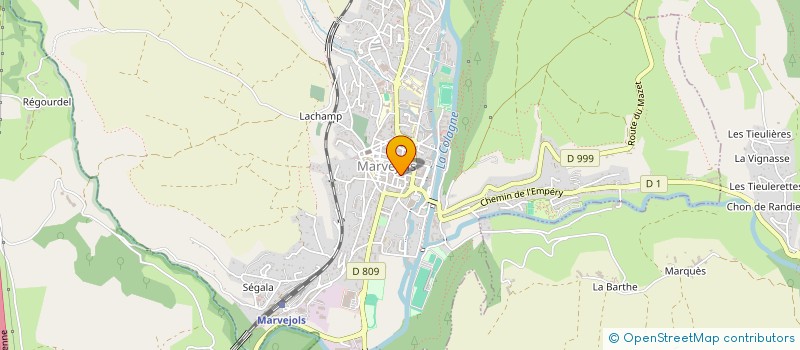 localisation de l'entreprise SCI ROYALE  MARVEJOLS