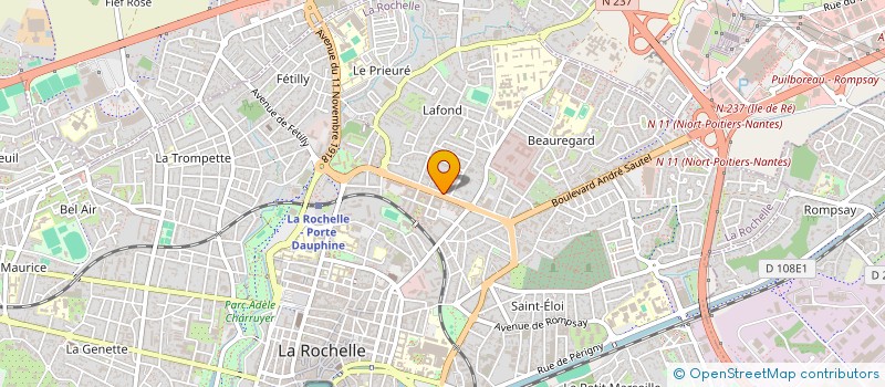 localisation de l'entreprise SCI ROYALE DENTAIRE  LA ROCHELLE