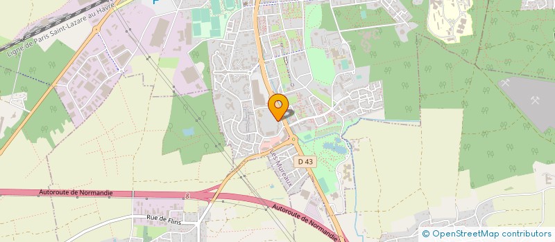 localisation de l'entreprise SCI ROYALE IMMOBILIER à LES MUREAUX