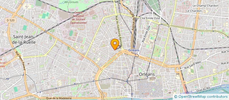 localisation de l'entreprise SCI ROYALE JUIVERIE à ORLEANS