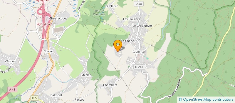 localisation de l'entreprise SCI ROYALE PASSAGE DES SORBIERS  QUINTAL