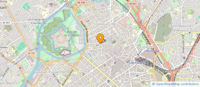 localisation de l'entreprise SCI ROYALNOT à LILLE