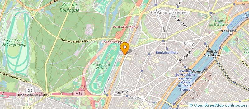 localisation de l'entreprise SCI ROYAN à PARIS