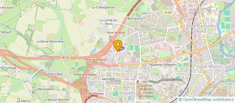 localisation de l'entreprise SCI ROYAN INVEST  RENNES
