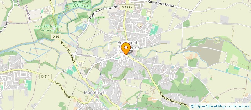 localisation de l'entreprise SCI ROYELLE à BEAUMONT-LES-VALENCE