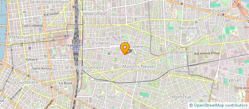 localisation de l'entreprise SCI ROYER CLEMENT  LYON