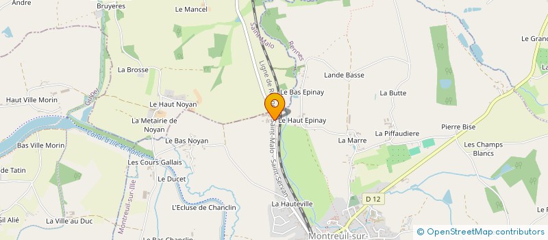 localisation de l'entreprise SCI ROYER VALLET  MONTREUIL-SUR-ILLE