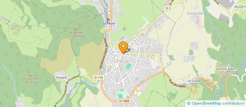 localisation de l'entreprise SCI ROYILLY  LA MURE