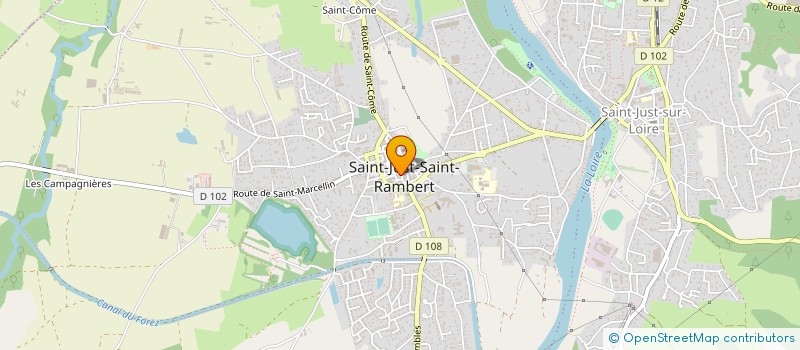 localisation de l'entreprise SCI ROYON DUFOUR  SAINT-JUST-SAINT-RAMBERT