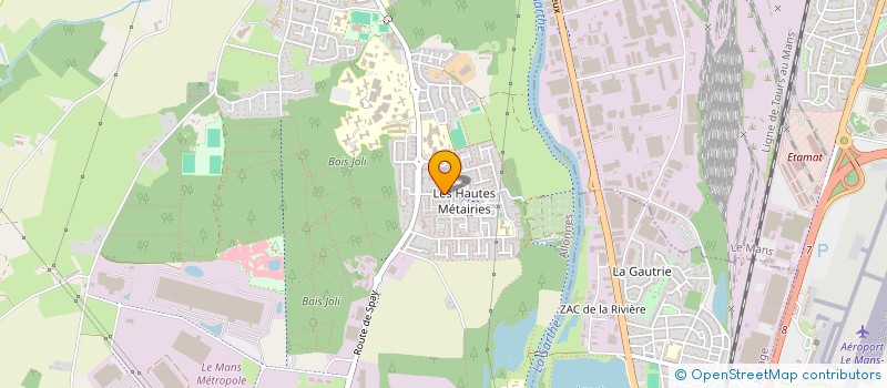 localisation de l'entreprise SCI ROZA  ALLONNES