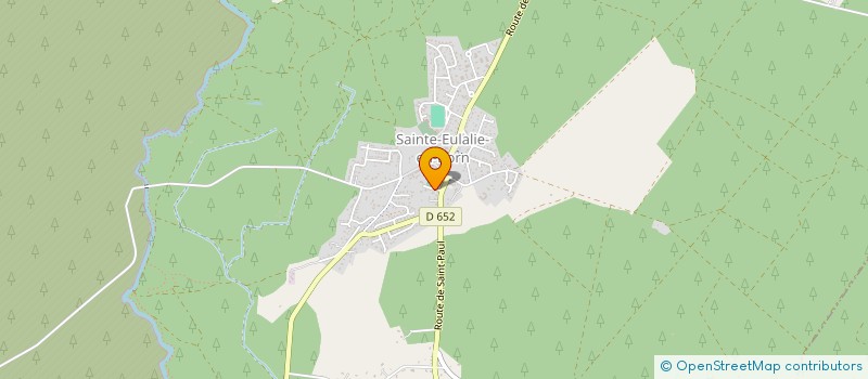 localisation de l'entreprise SCI ROZAN  SAINTE-EULALIE-EN-BORN