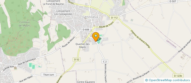 localisation de l'entreprise SCI ROZAND IMMOBILIER à SAINT-PAUL-LES-ROMANS
