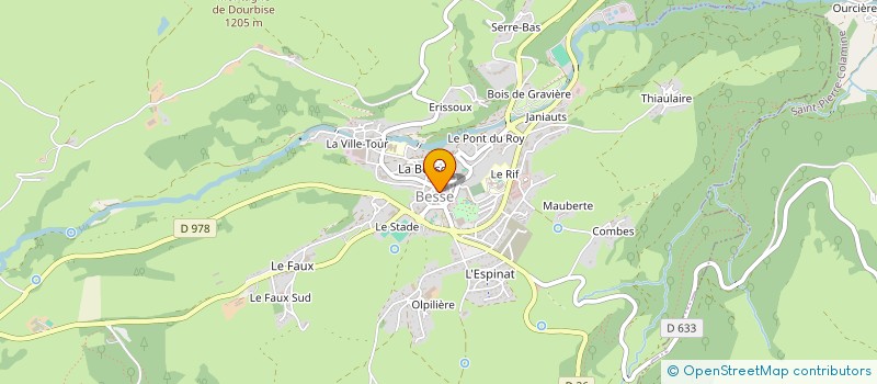 localisation de l'entreprise SCI ROZAS  BESSE-ET-SAINT-ANASTAISE