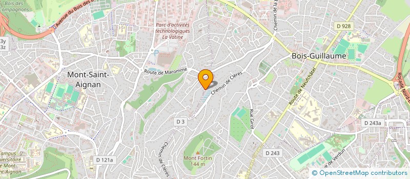 localisation de l'entreprise SCI ROZE  MONT-SAINT-AIGNAN