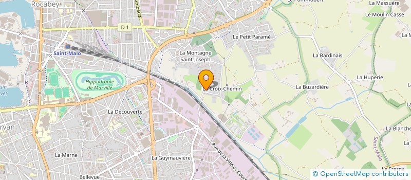 localisation de l'entreprise SCI ROZE  SAINT-MALO