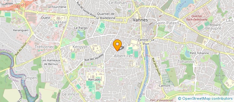 localisation de l'entreprise SCI ROZE à VANNES