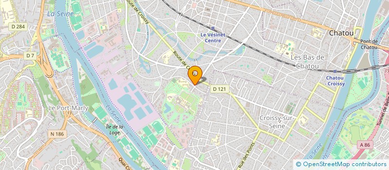 localisation de l'entreprise SCI ROZE / CHALOT  LE VESINET