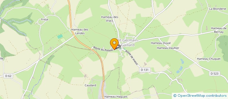 localisation de l'entreprise SCI ROZEL 6 à SAINT-GERMAIN-LE-GAILLARD