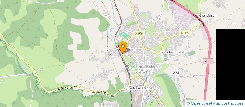 localisation de l'entreprise SCI ROZIERE FAMILY  SAINT-CHELY-D'APCHER