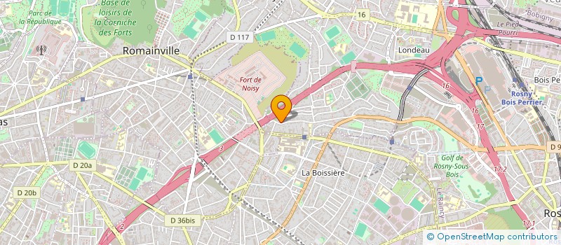 localisation de l'entreprise SCI ROZINA à NOISY-LE-SEC