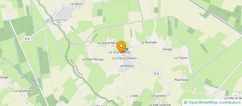 localisation de l'entreprise SCI ROZLAND  ROZ-LANDRIEUX