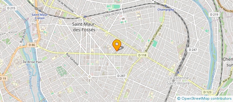 localisation de l'entreprise SCI ROZOLF à SAINT-MAUR-DES-FOSSES