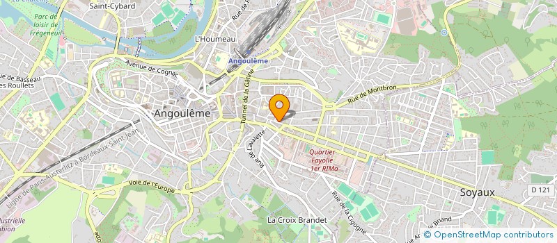 localisation de l'entreprise SCI RP 120 à ANGOULEME