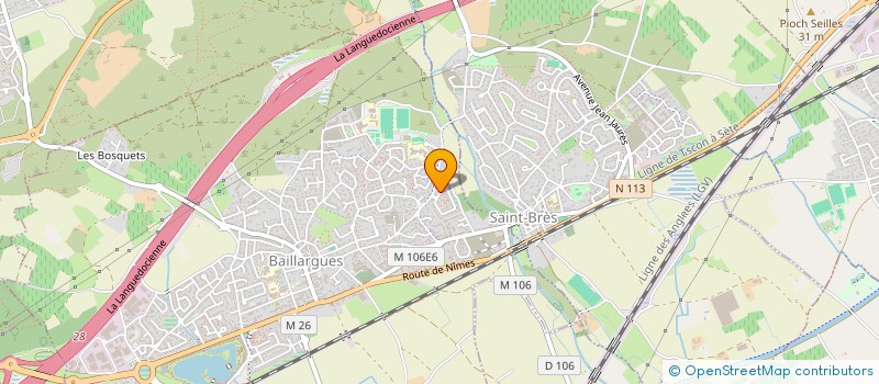 localisation de l'entreprise SCI RP 137  BAILLARGUES