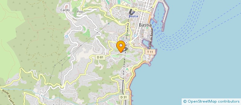 localisation de l'entreprise SCI RP FILIPPINA à BASTIA