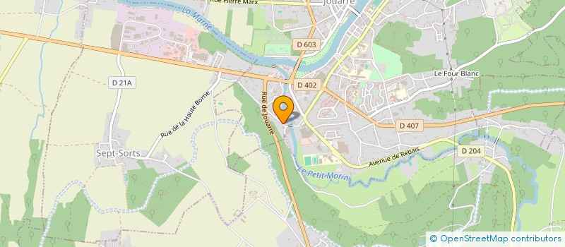 localisation de l'entreprise SCI RP IMMO 77 à LA FERTE-SOUS-JOUARRE