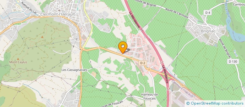 localisation de l'entreprise SCI RP2  CLERMONT-L'HERAULT