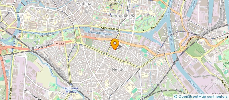 localisation de l'entreprise SCI RP21  STRASBOURG