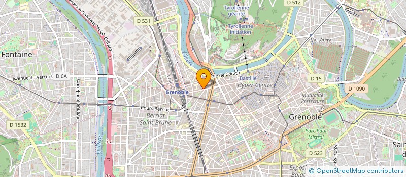 localisation de l'entreprise SCI RPF  GRENOBLE